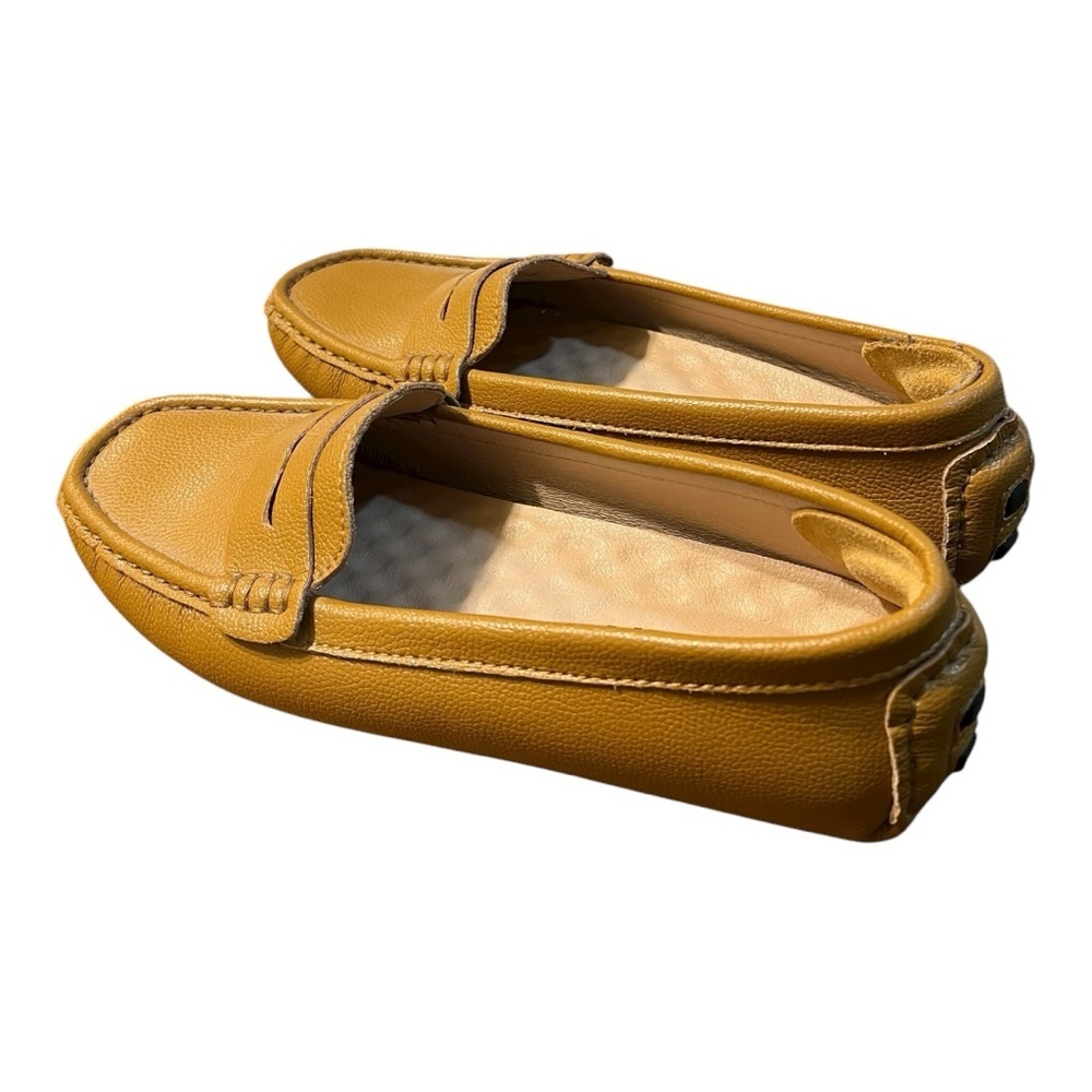 Artisure Tan Leather Driving Loafers Cushioned Insoles Size 8.5 - Picture 7 of 11